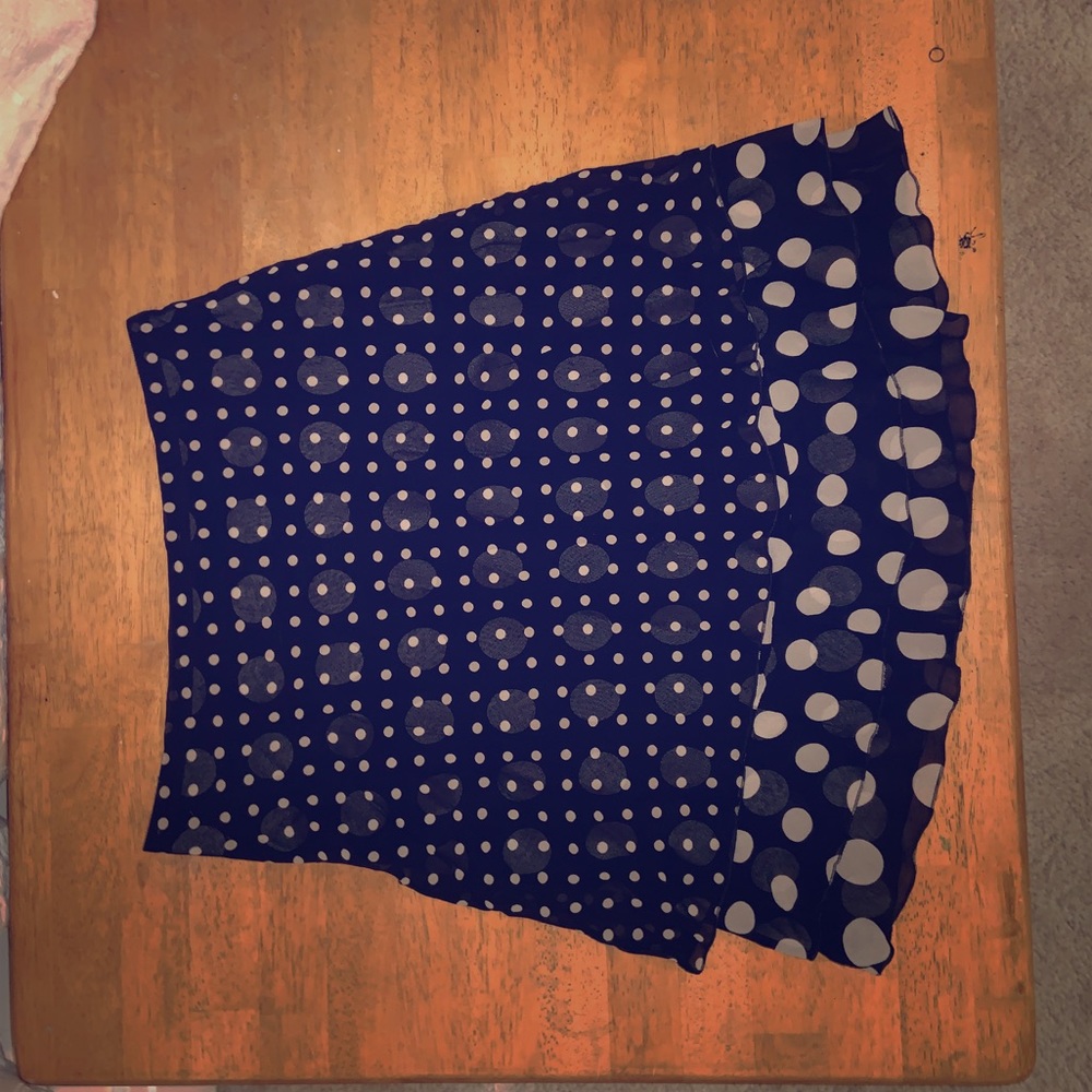 Tommy Hilfiger Polka Dot Black & Cream Skirt